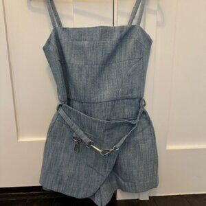 Blue Alexis Romper